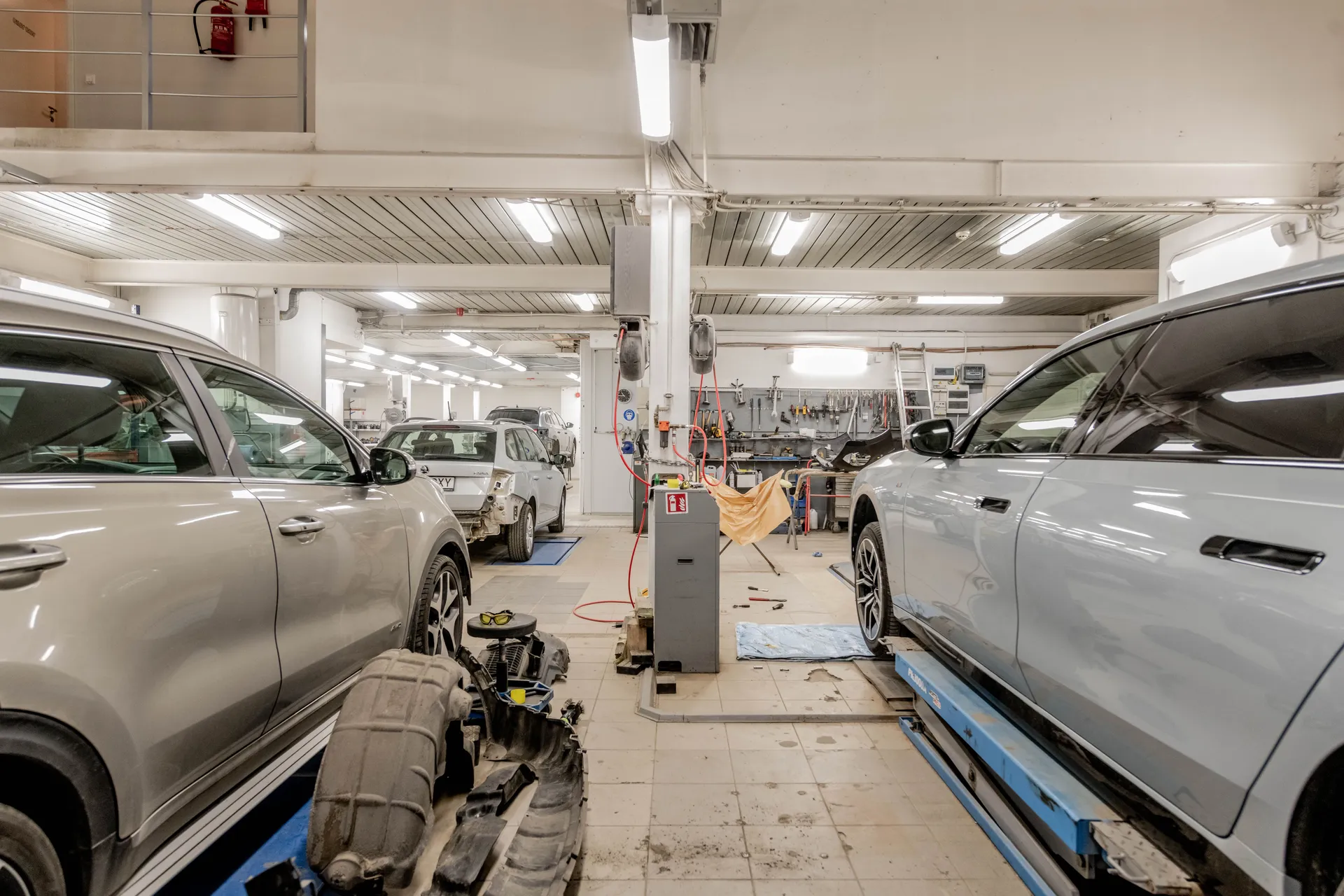 Inside the SJT Kustom & Mechanical workshop